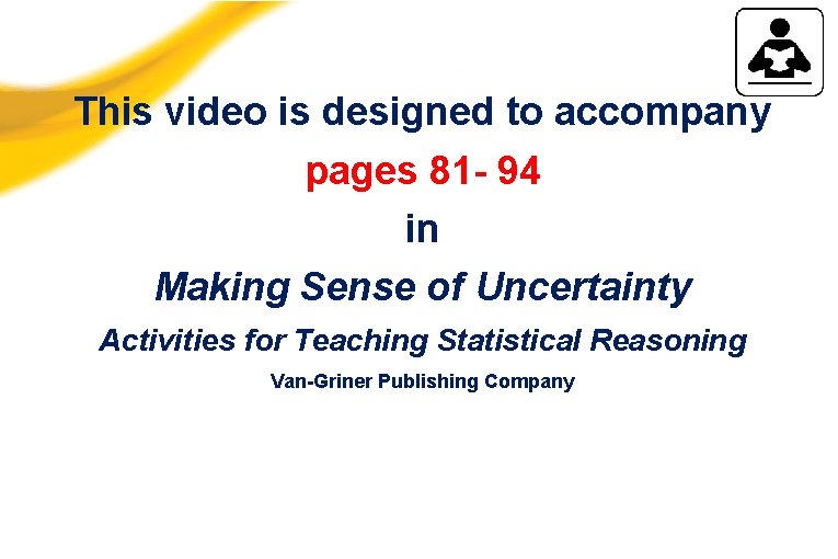 This video is designed to accompany pages 81 - 94 in Making Sense of