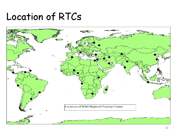 Location of RTCs 13 