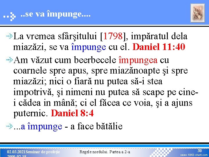 . . . se va împunge. . La vremea sfârşitului [1798], impăratul dela miazăzi,