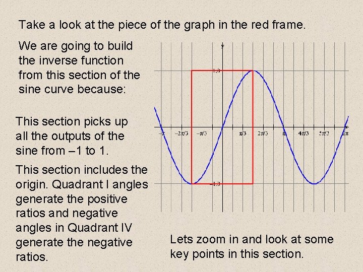 Take a look at the piece of the graph in the red frame. We