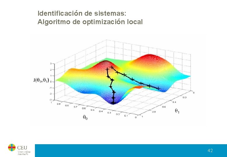 Identificación de sistemas: Algoritmo de optimización local 42 Identificación de sistemas: Algoritmo de optimización local 42