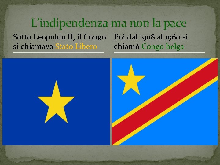L’indipendenza ma non la pace Sotto Leopoldo II, il Congo si chiamava Stato Libero L’indipendenza ma non la pace Sotto Leopoldo II, il Congo si chiamava Stato Libero