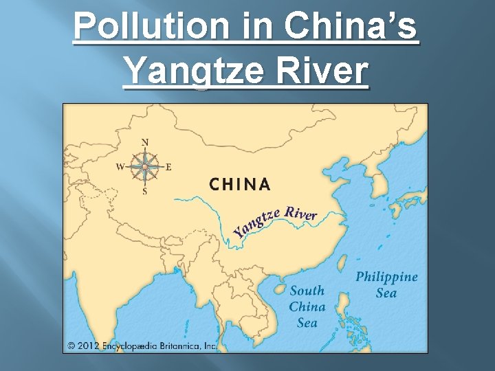 Pollution in China’s Yangtze River 