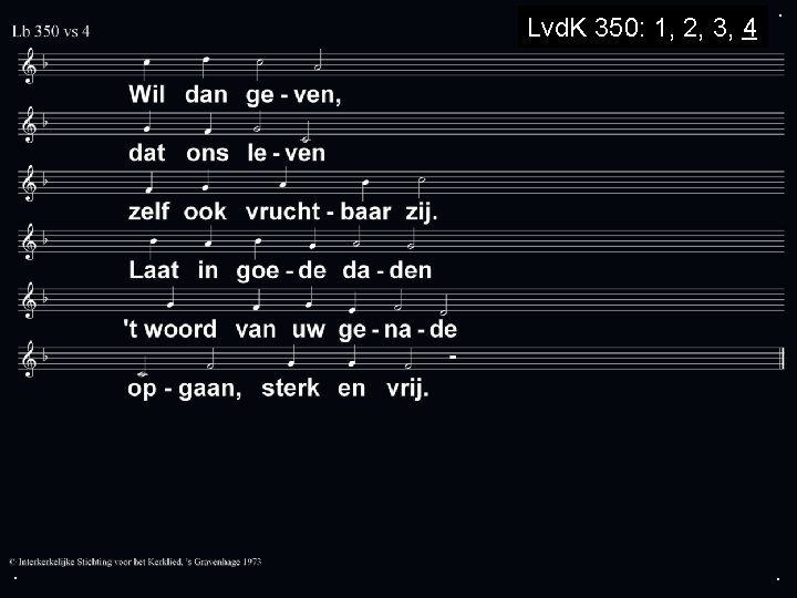 Lvd. K 350: 1, 2, 3, 4 . . . 