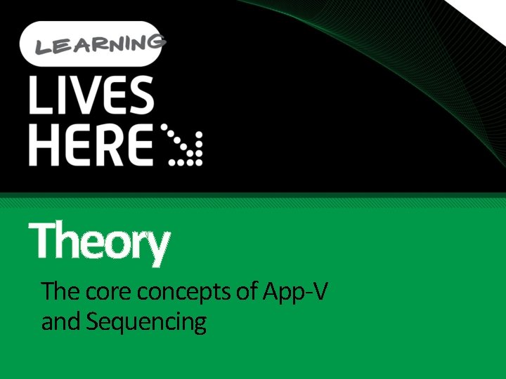 Theory The core concepts of App-V and Sequencing 