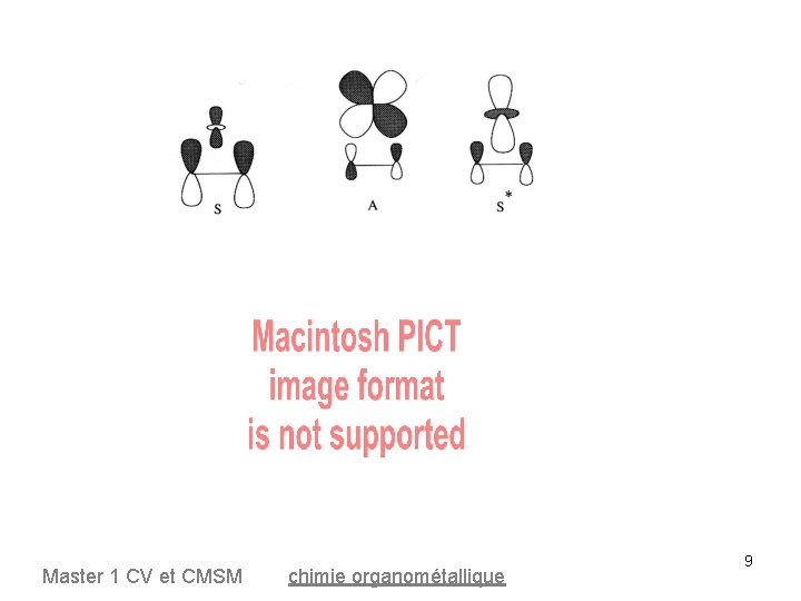 Master 1 CV et CMSM chimie organométallique 9 