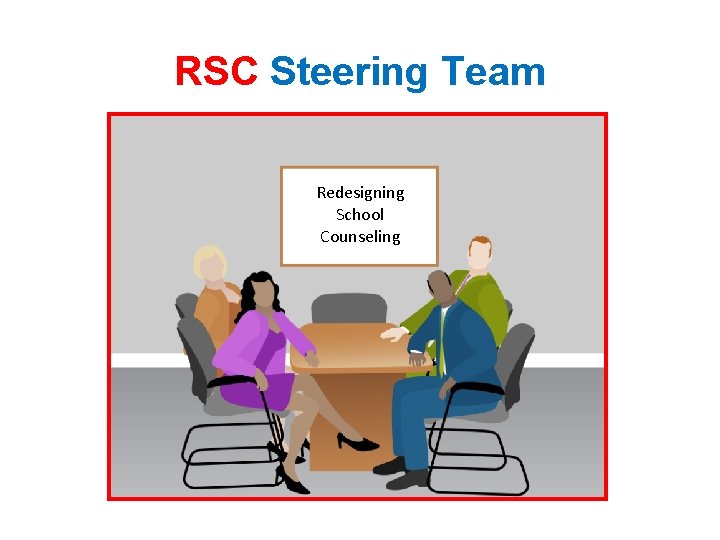RSC Steering Team Redesigning School Counseling RSC Steering Team Redesigning School Counseling