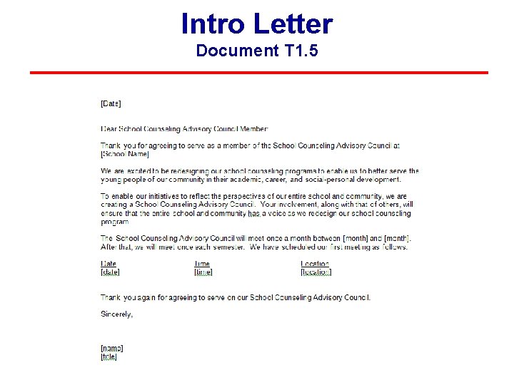 Intro Letter Document T 1. 5 Intro Letter Document T 1. 5