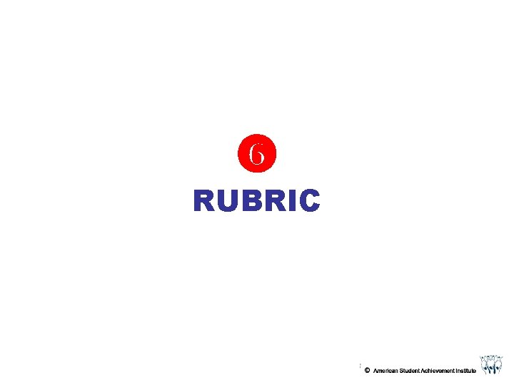 RUBRIC RUBRIC