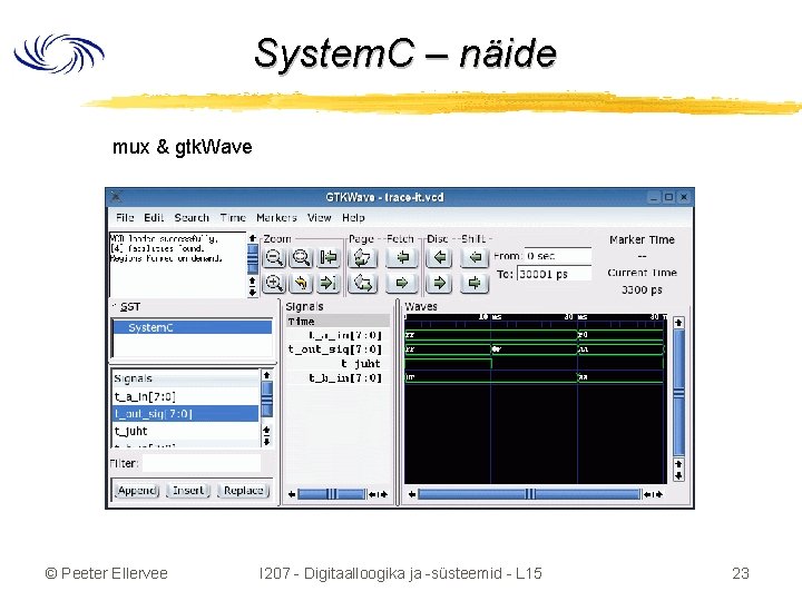 System. C – näide mux & gtk. Wave © Peeter Ellervee I 207 -