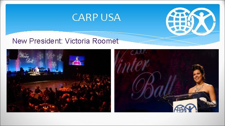 CARP USA New President: Victoria Roomet 
