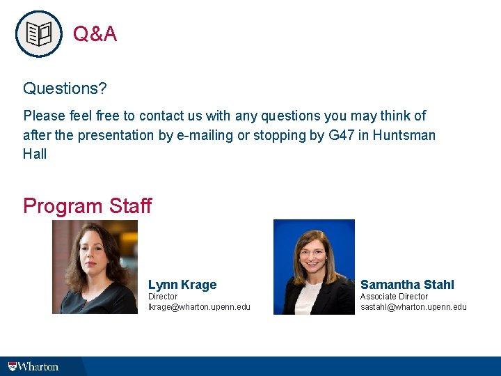 Q&A Questions? Please feel free to contact us with any questions you may think