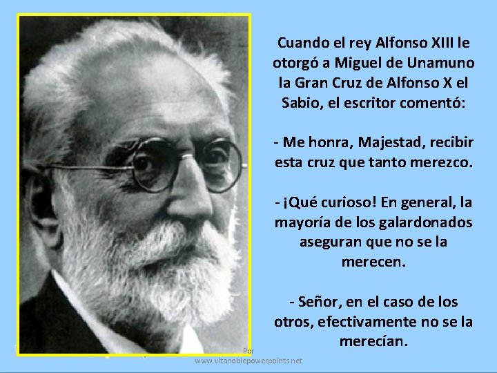 Cuando el rey Alfonso XIII le otorgó a Miguel de Unamuno la Gran Cruz