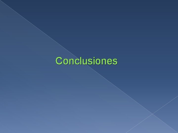 Conclusiones 