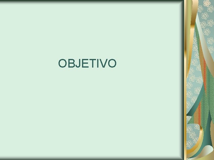 OBJETIVO 