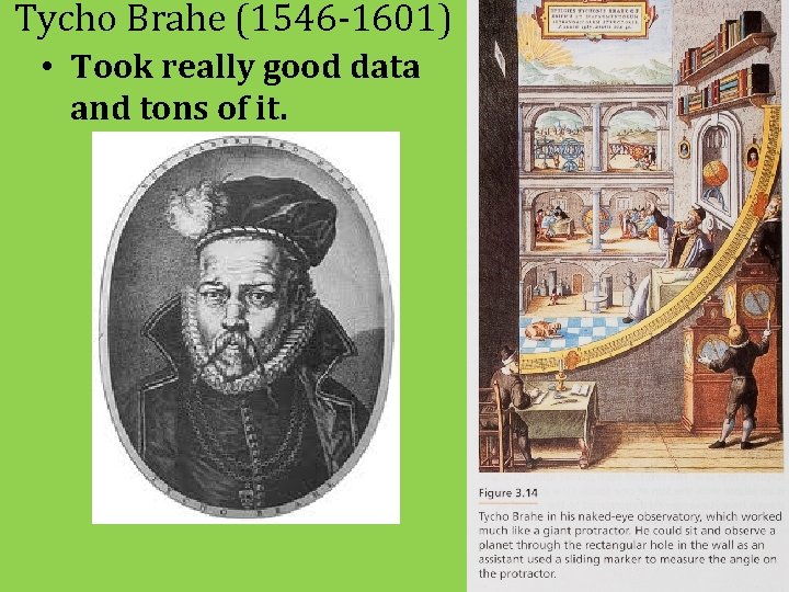 Tycho Brahe (1546 -1601) • Took really good data and tons of it. 