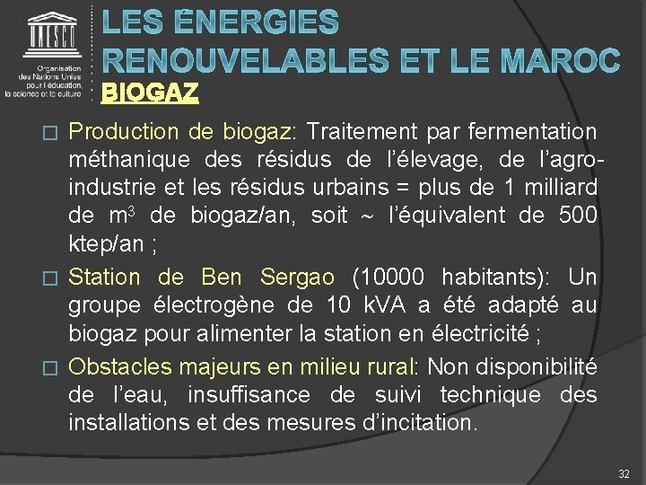 BIOGAZ Production de biogaz: Traitement par fermentation méthanique des résidus de l’élevage, de l’agroindustrie