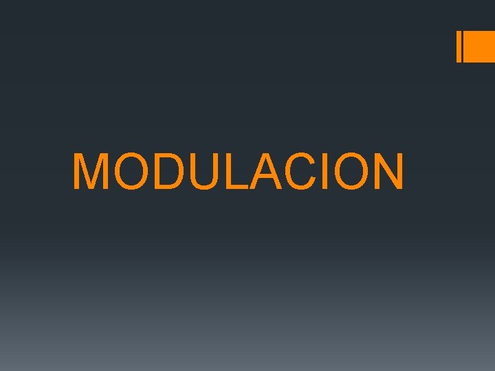 MODULACION 