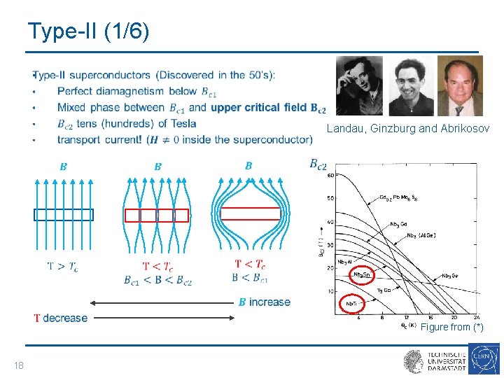 Type-II (1/6) • Landau, Ginzburg and Abrikosov 18 Figure from (*) 