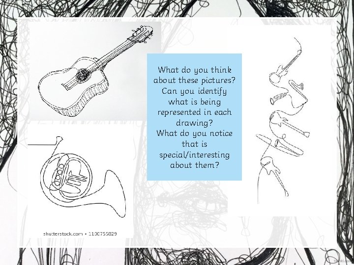 What do you think about these pictures? Can you identify what is being represented