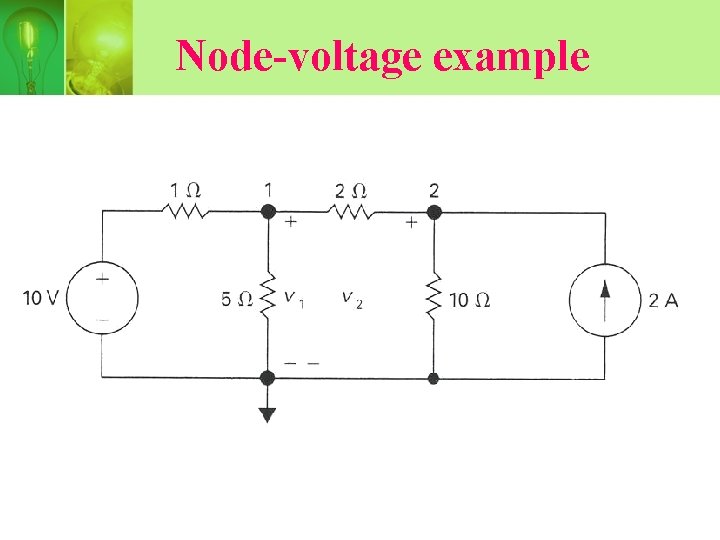 Node-voltage example 