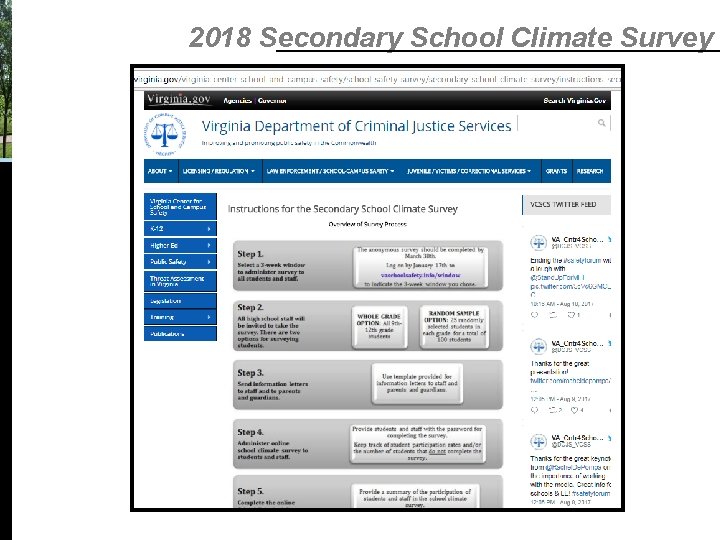 2018 Secondary School Climate Survey 2018 Secondary School Climate Survey