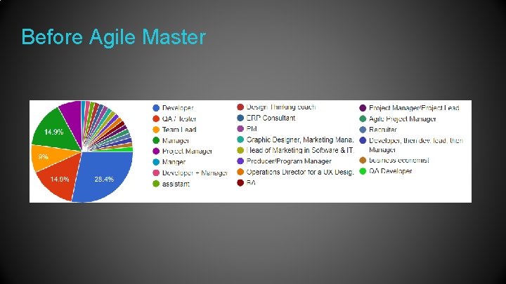 Before Agile Master 