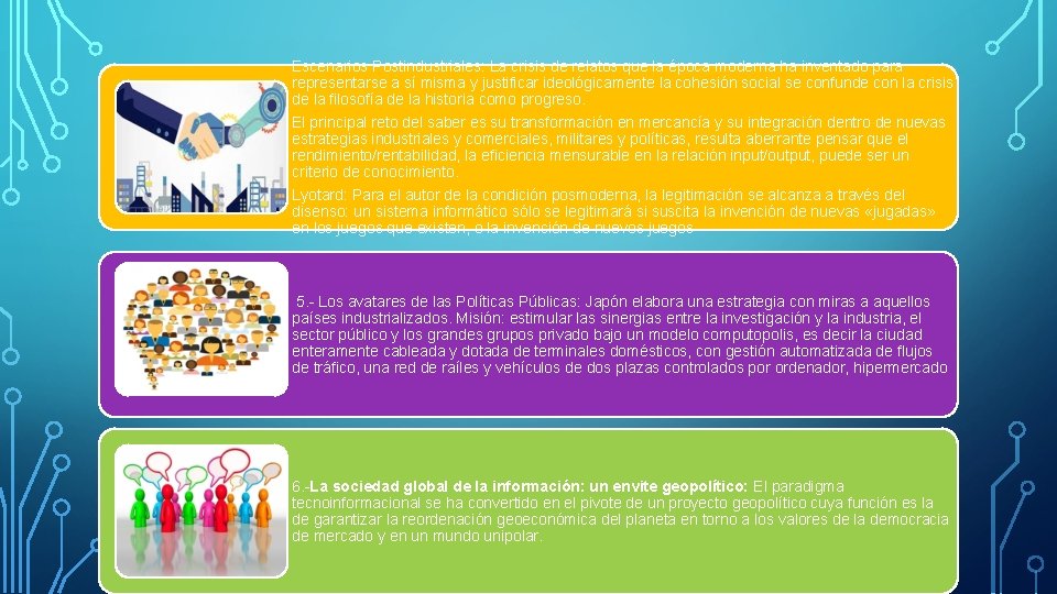 Escenarios Postindustriales: La crisis de relatos que la época moderna ha inventado para representarse