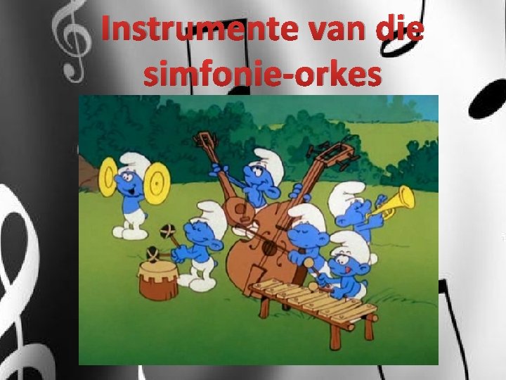 Instrumente van die simfonie-orkes 