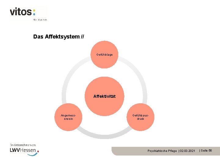 Das Affektsystem // Gefühlslage Affektivität Angemessensein Gefühlsausdruck Psychiatrische Pflege | 02. 03. 2021 |