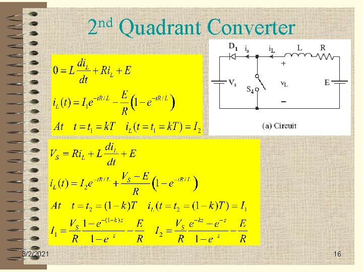 2 nd Quadrant Converter 3/2/2021 16 