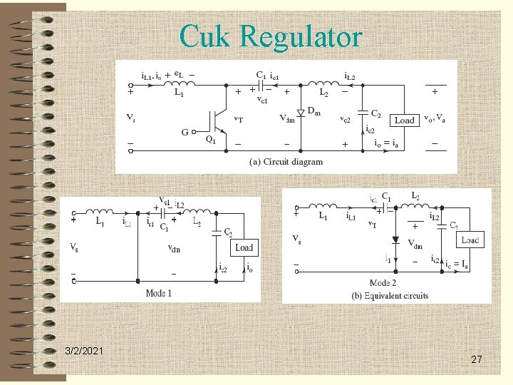 Cuk Regulator 3/2/2021 27 