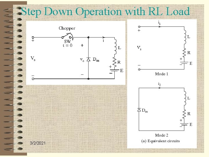 Step Down Operation with RL Load 3/2/2021 5 