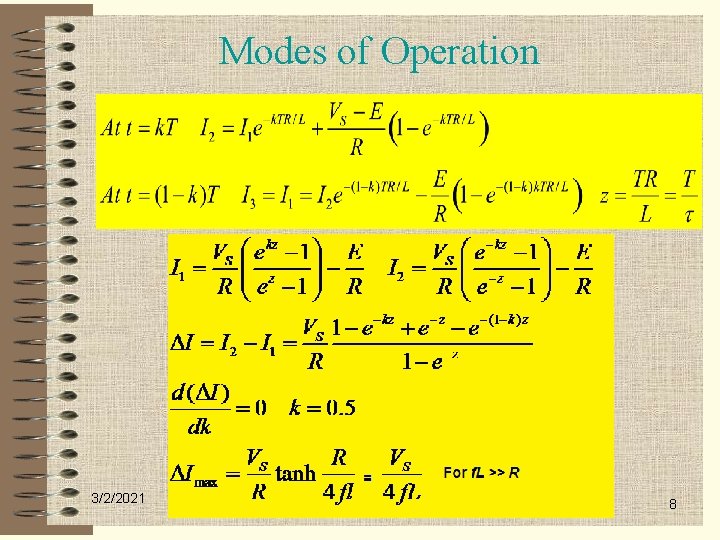 Modes of Operation 3/2/2021 8 