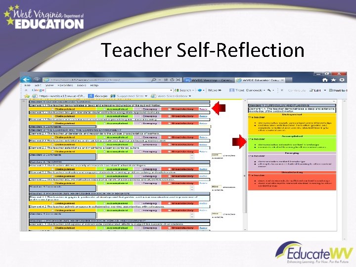 Teacher Self-Reflection 