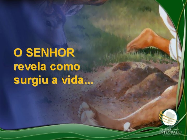 O SENHOR revela como surgiu a vida. . . 