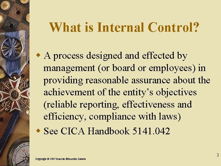 Chapter 9 Internal Controls And Control 9 1
