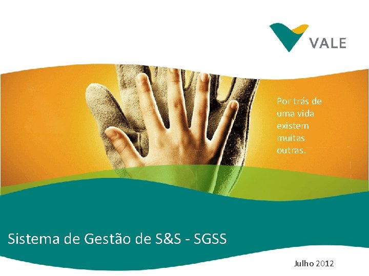 Por trás de uma vida existem muitas outras. Sistema de Gestão de S&S -