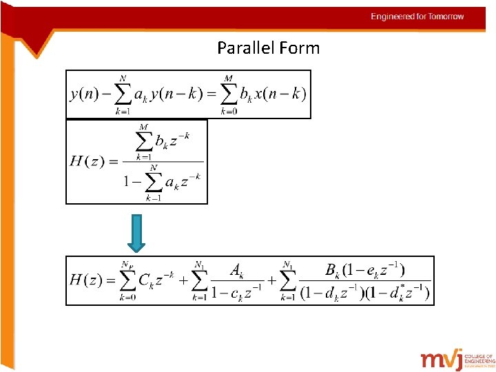 Parallel Form 