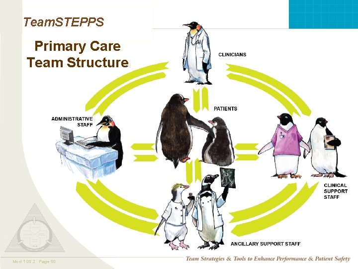 Team. STEPPS Primary Care Team Structure Mod 1 05. 2 Page 50 TEAMSTEPPS 05. Team. STEPPS Primary Care Team Structure Mod 1 05. 2 Page 50 TEAMSTEPPS 05.