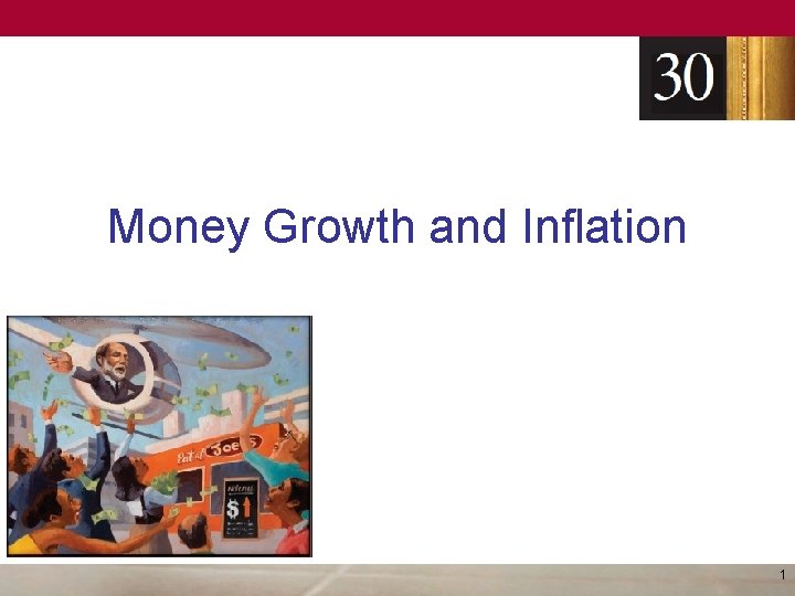Money Growth and Inflation 1 