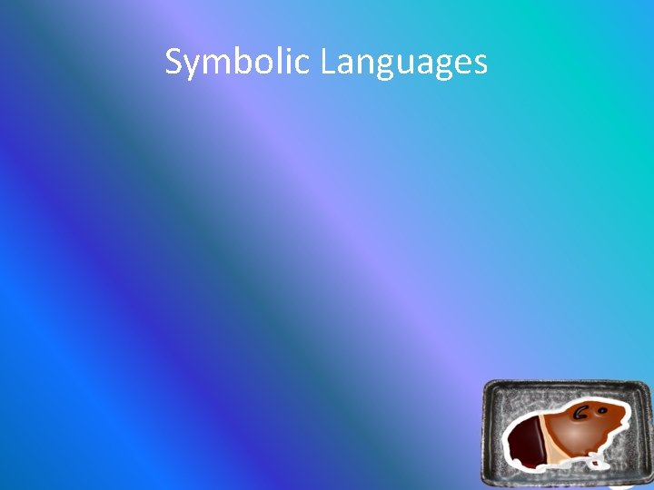 Symbolic Languages 