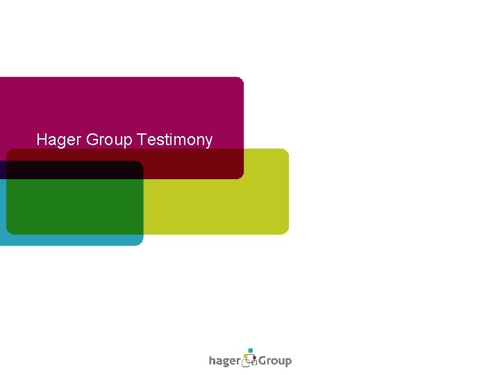 Hager Group Testimony 