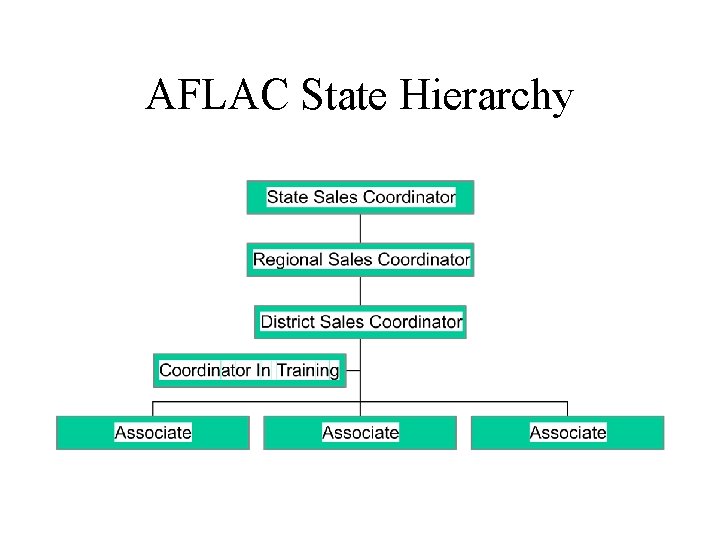 AFLAC State Hierarchy AFLAC State Hierarchy