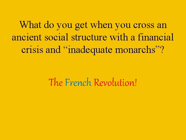 What do you get when you cross an ancient social structure with a financial What do you get when you cross an ancient social structure with a financial