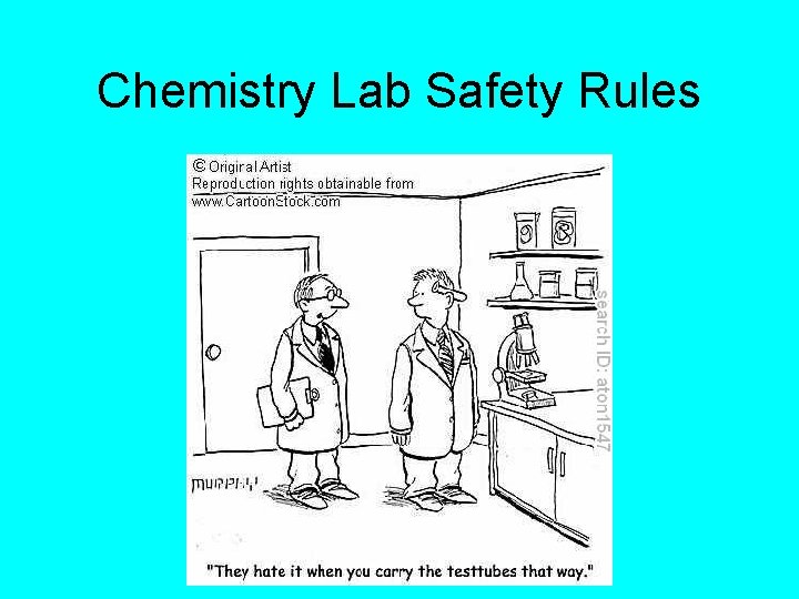 Chemistry Lab Safety Rules 