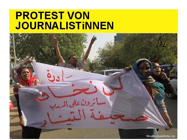PROTEST VON JOURNALISTi. NNEN (c) AI 02 March 2021 | Folie 15 © Peter