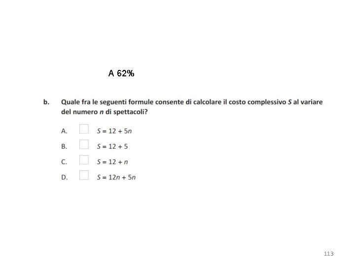 A 62% 113 A 62% 113