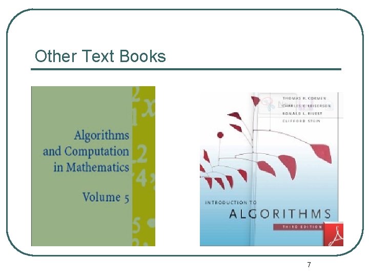 Introduction to Algorithms Rabie A Ramadan rabierabieramadan org