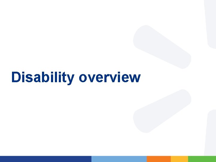 Disability overview 22 
